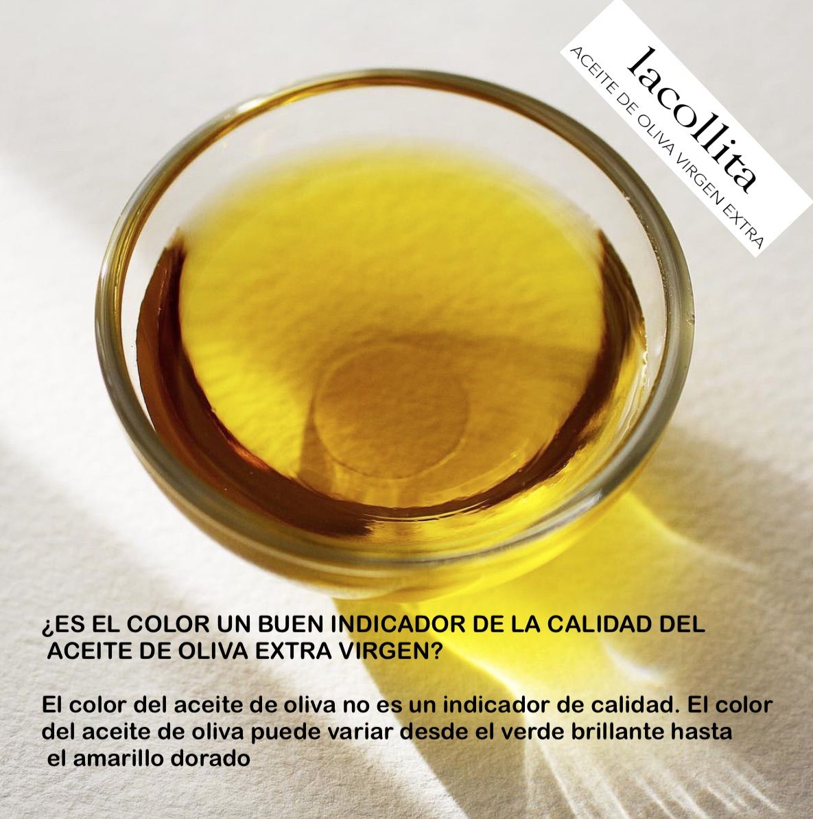 El Color Del Aceite De Oliva Es Un Buen Indicador De Calidad?