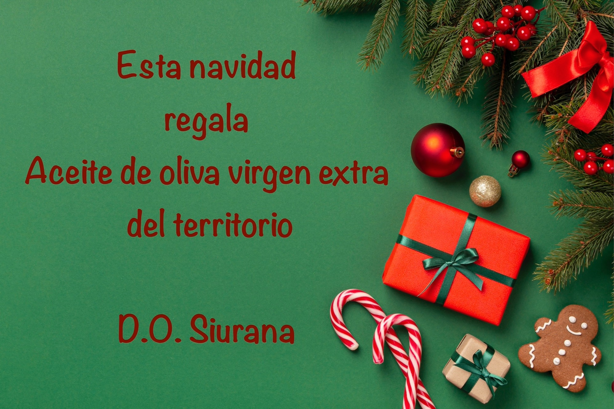 Esta Navidad Regala Aceite De Oliva Virgen Extra Del Territorio D.O. Siurana