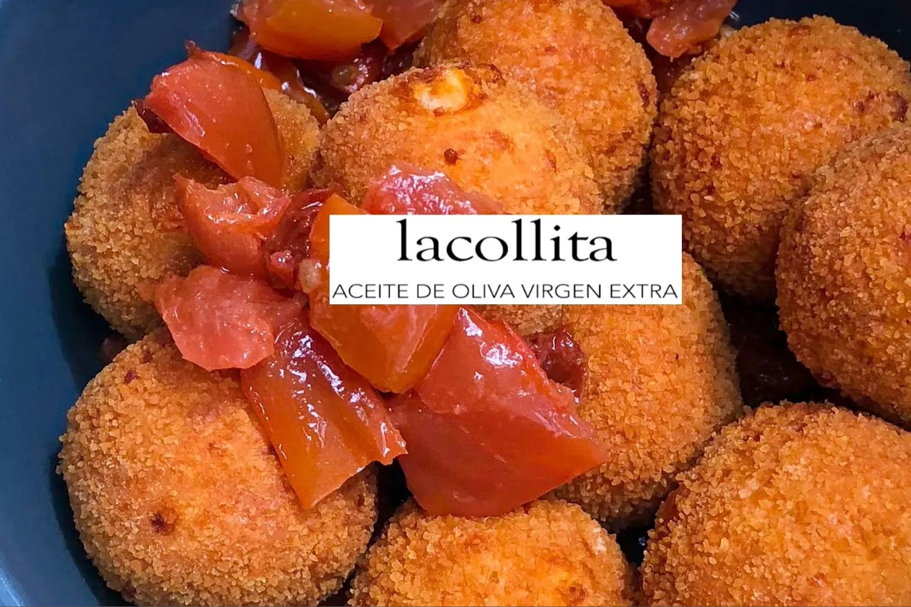 Croquetas De Queso Feta Con Tomates Semisecos