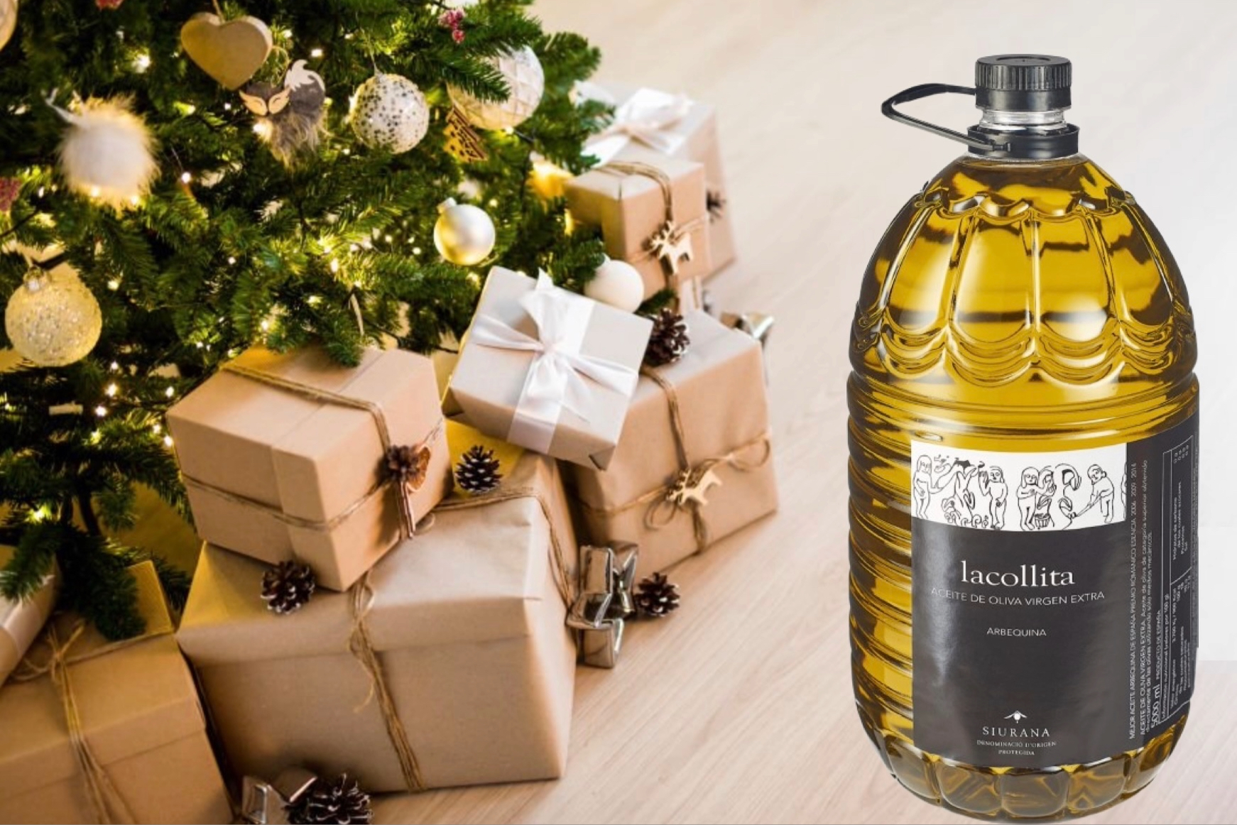 Regalar aceite por navidad 🎁