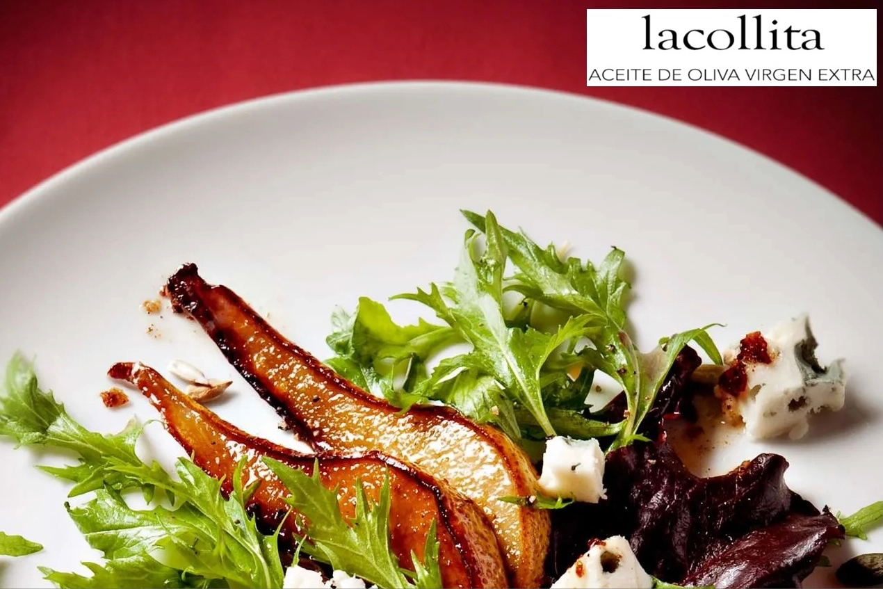 Ensalada Con Peras Caramelizadas