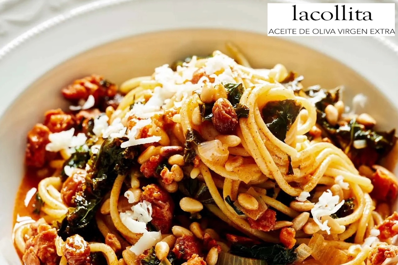 Espaguetis Con Chorizo 3